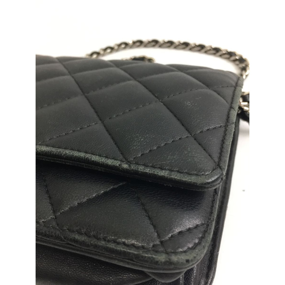 Chanel Mini Leather Matelasse Chain Shoulder Bag - Picture 8 of 9